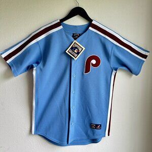 Vintage Majestic Cooperstown Collection Phillies Jersey - NWT - Large